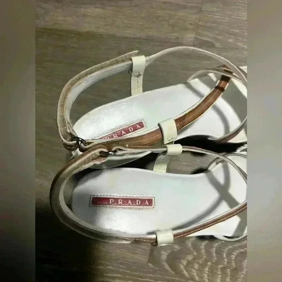 Parada white wedges Sz 8 - Picture 2 of 9